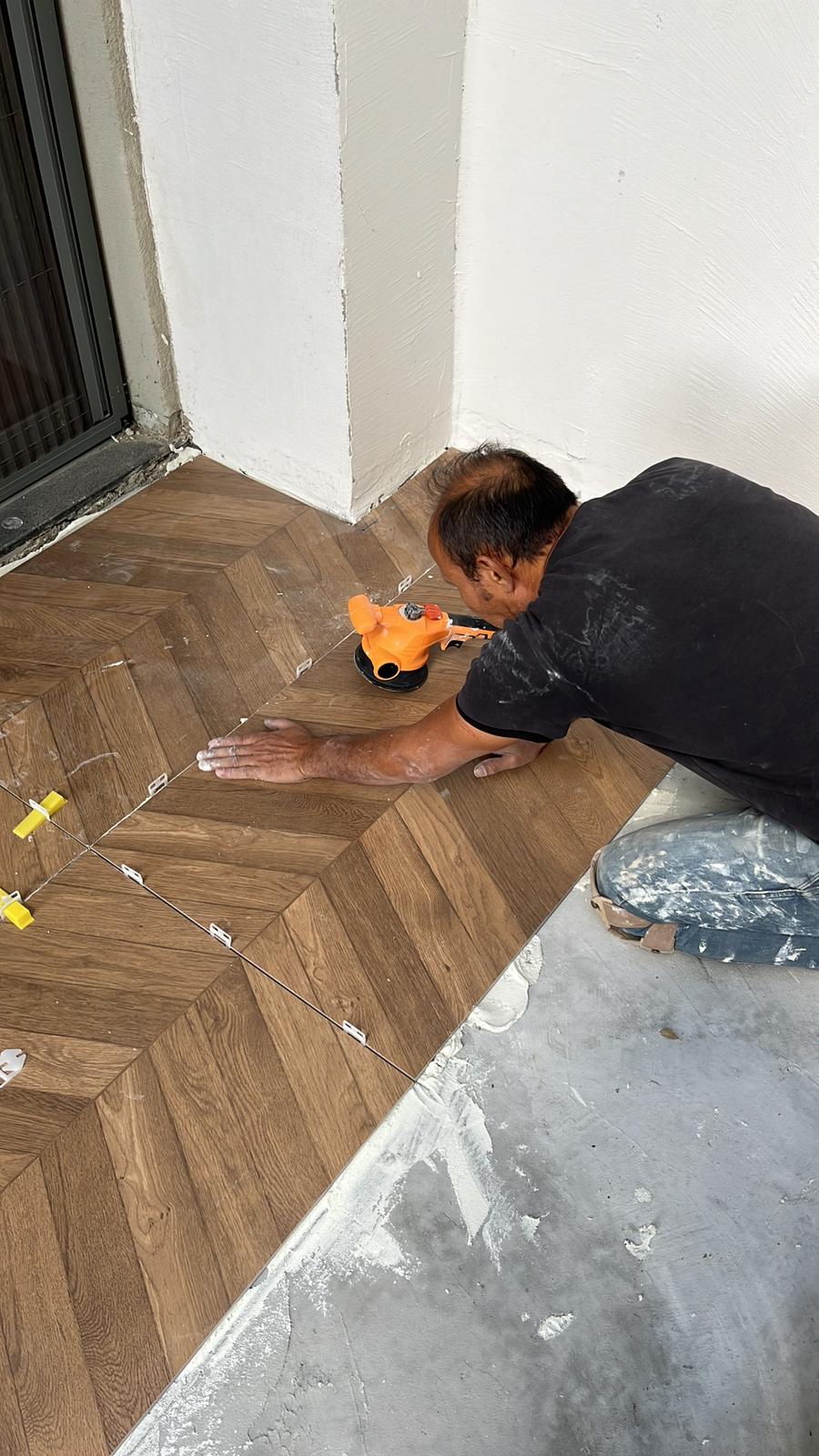 Kış Bahçesi Seramik Uygulaması